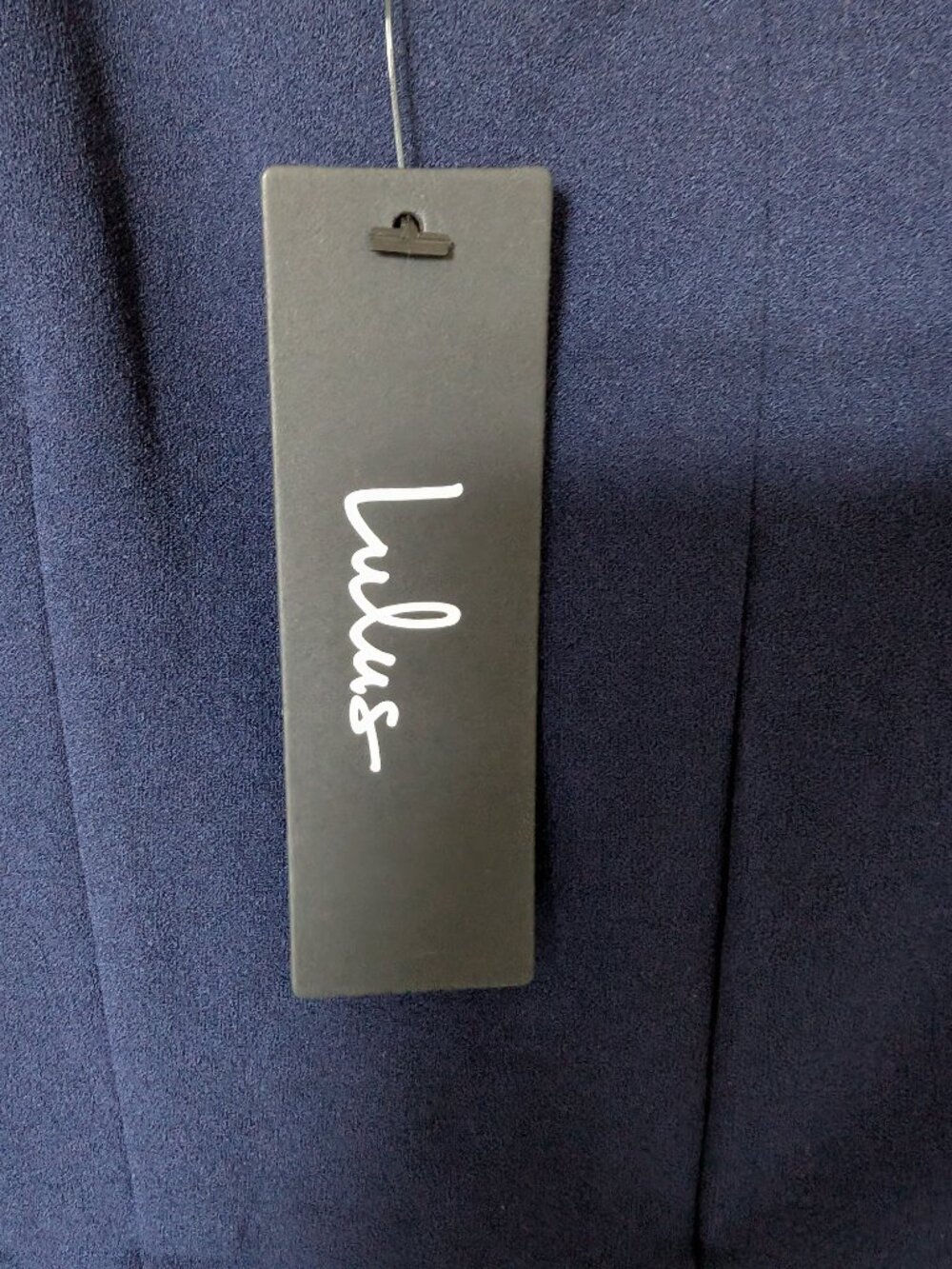 Lulus Love You So Navy Blue Long Sleeve Maxi Dress | Size Small - Picture 4 of 4